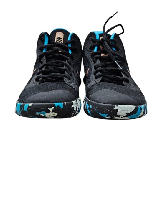 Nike Precision 3 Blue Camo Sole Athletic Basketball Performance Sneaker Shoe 7.5 main image 6